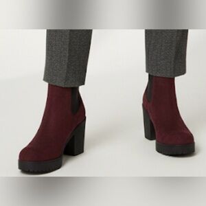 Dream Pairs Women’s Burgundy Ankle Booties -Perfect for Elevating Any Outfit